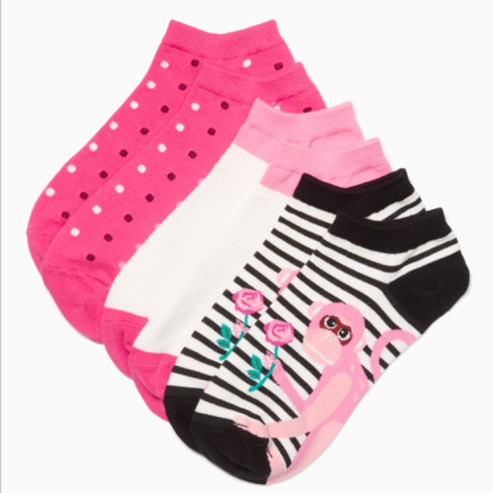 Last 1! NWTs Kate ♠️ Monkey Business Socks 3 Pairs - Picture 4 of 6